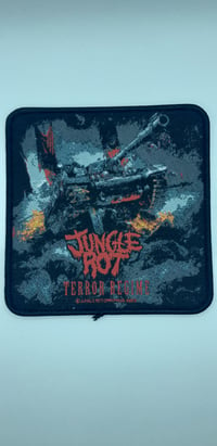 Official Jungle Rot - Terror Regime Black Border Patch