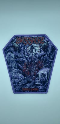 Official Massacre - Corpus Umbra Coffin Purple Border Patch