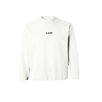Image 1 of Black / White Cropped Crewneck