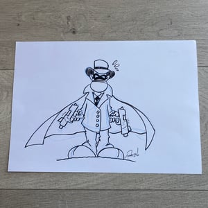 Image of Dibujo original. Team Triumph.