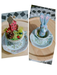 Image 1 of Vintage tea cup ornaments