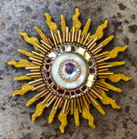 Image 4 of Collana sole in mosaico multi materico 