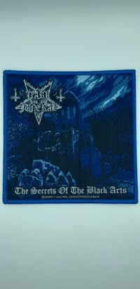 Official Dark Funeral - The Secret Of The Black Arts Blue Border Patch