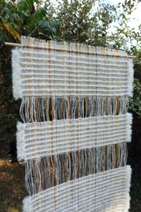 Image 2 of WOVEN WALL HANGING | SILK & MOHAIR TEXTILE ARTWORK no.2