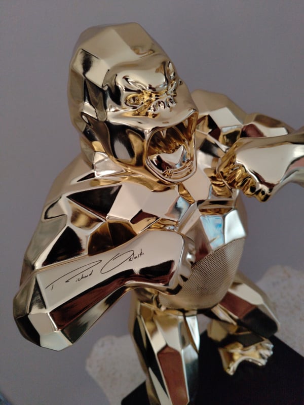 Richard ORLINSKI Kiwikong Enceinte Gold Or Chrome Numérotée valise 