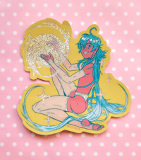 Image 1 of "Spicy Mage" glitter holo sticker