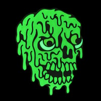 Image 2 of Toxic Skull Vinyl Sticker