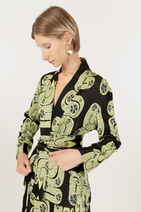 Image 1 of KIMONO MARYLIN SNAKE NERO