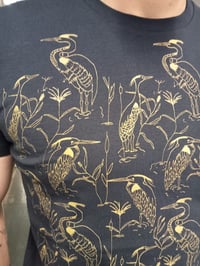 Image 2 of Herons t shirt. FITTED T SHIRT (slim fit).