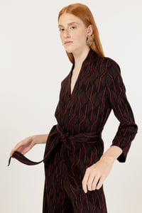 Image 1 of KIMONO MARYLIN ARROW MARRONE