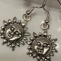 Image 3 of Sun & Moon Earrings 