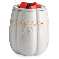 White Pumpkin Illumination Fragrance Warmer by Candle Warmers