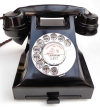 Image 1 of VOIP Ready Black 332 GPO Bakelite Telephone - for all domestic VoIP services. BT Digital Voice, EE, 