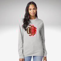Image 1 of Football Cheer Mom Long Sleeve Tee