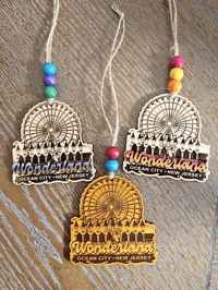 Image 1 of Commemorative Wonderland Pier Ornament, OCNJ Ornament