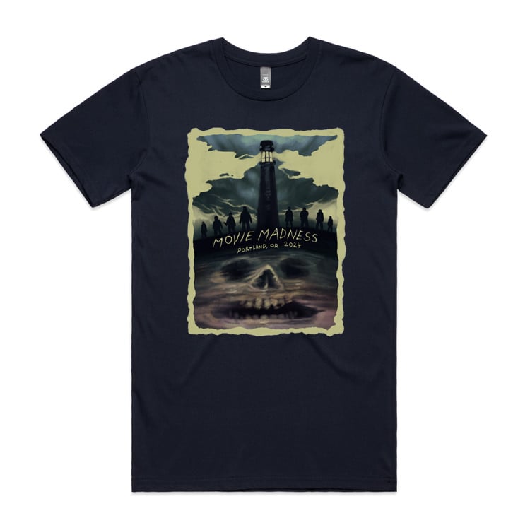 Image of Movie Madness Halloween 2024 T-Shirt (Navy Blue)