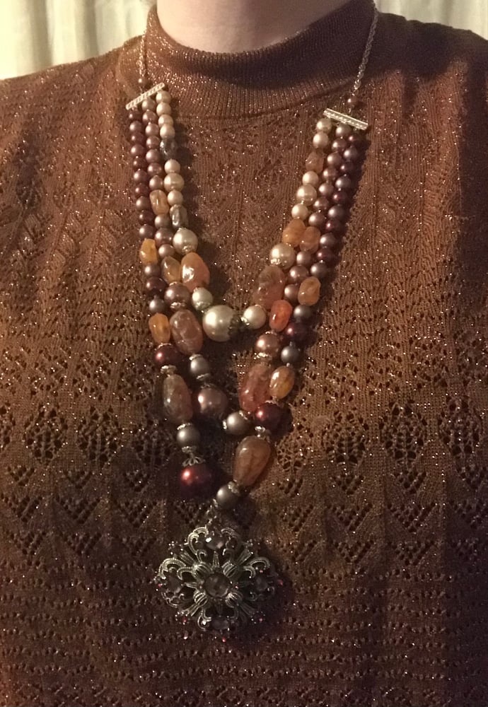 Image of Autumn Burst necklace 