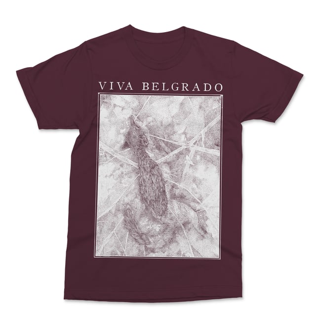 Camiseta Zorro en burdeos