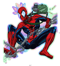 Image 1 of 4" Spiderman holographic