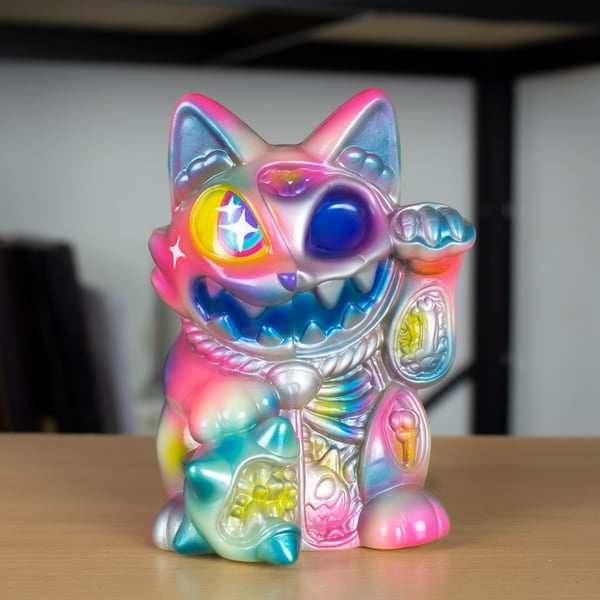 Image of "VinylVirus" GID Maneki Wananeko [ONE-OFF]