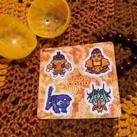 Image 3 of MK88 KHAOS REIGNS 4" x 4" STICKER SHEET 