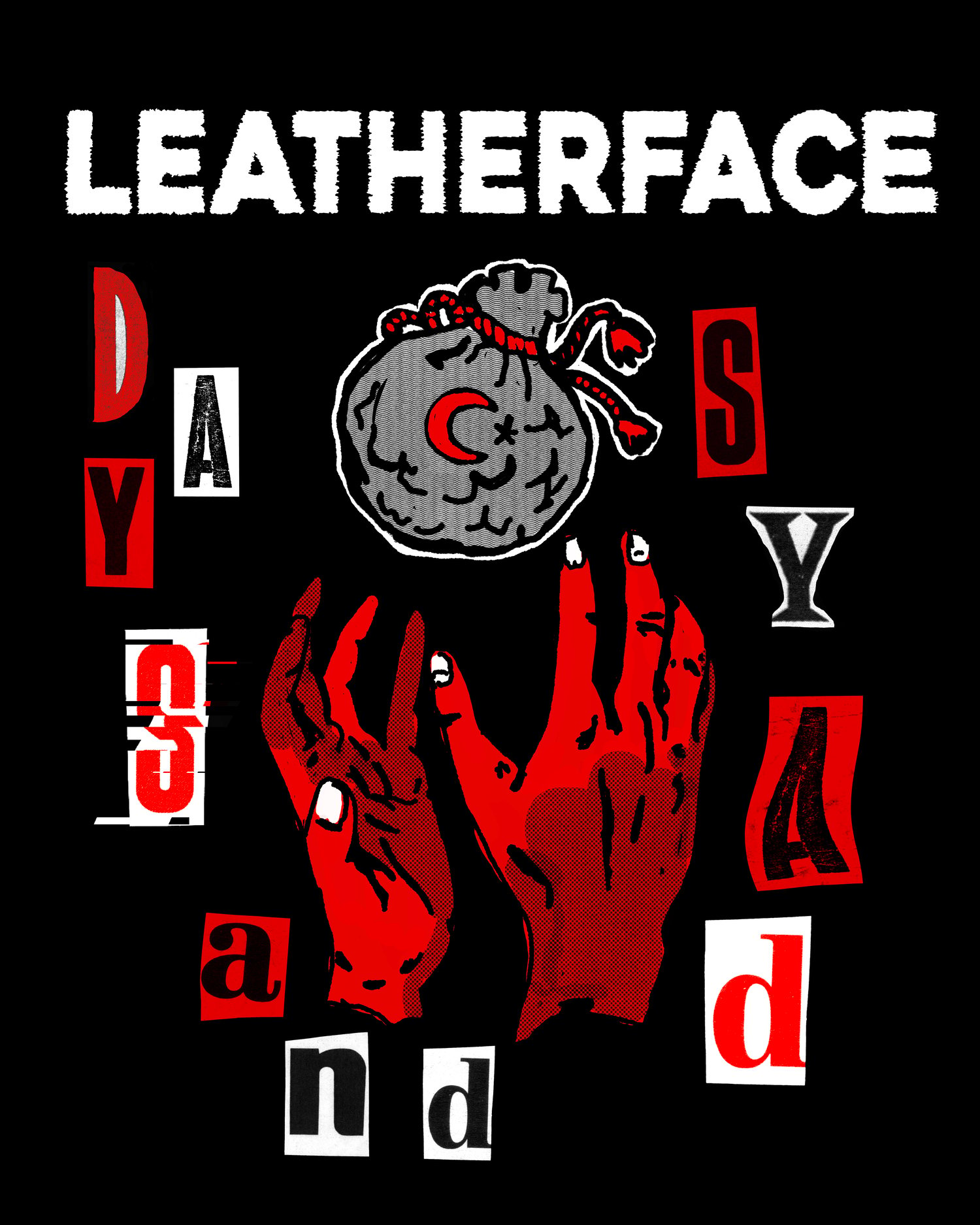 Image de Leatherface x MUDIE t-shirt COLLAB 