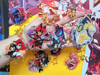 Image 3 of Hazbin Hotel Acrylic Epoxy Keychains