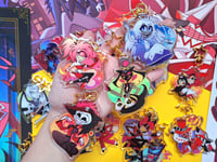 Image 5 of Hazbin Hotel Acrylic Epoxy Keychains