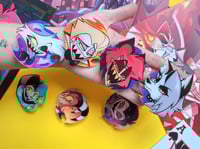 Image 3 of Lucifer, Angel, Alastor, Loona and Fizz Helluva Boss Phone Grips (MOBILE CASE NOT INCLUDED)