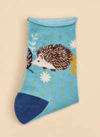 Image 2 of Hedgehog Bamboo Crew Socks