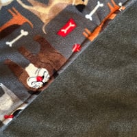 Image 4 of Snuggle Sack - Slate Pups & Dark Grey