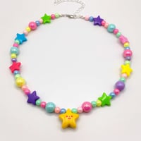 Image 1 of Colorful Decora Star Necklace