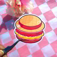 Image 2 of Straw Hat Macaron Stickers