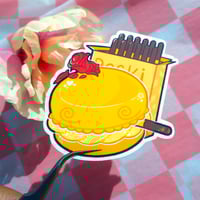 Image 4 of Straw Hat Macaron Stickers