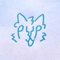 Image 2 of signed "pup" print (+ free sticker)