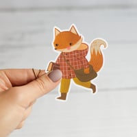 Image 1 of Bookish Fox Sticker