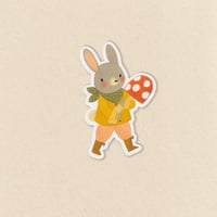 Image 4 of Harvest Bunny & Mushroom Sticker