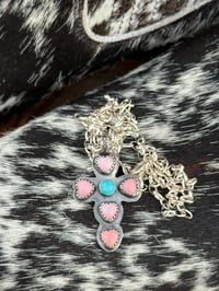 Image 4 of The Wildflower Cross Necklace