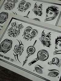 Image 2 of WTTC 7th Birthday ‘Eyes’ Flash Sheet Print