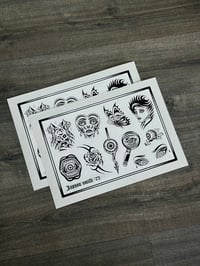 Image 1 of WTTC 7th Birthday ‘Eyes’ Flash Sheet Print