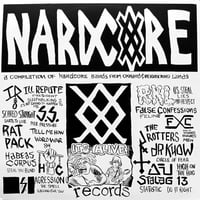 Image 2 of v/a - "Nardcore: A Compilation Of Hardcore Bands From Oxnard & Neighboring Lands" Lp (color)