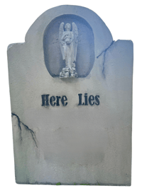 Image 3 of Personalized Custom Halloween Tombstone to Say Anything