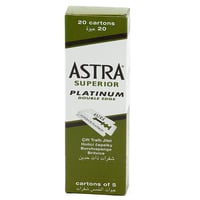 Astra Superior Platinum Double Edge Razor Blades 100ct