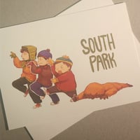 south park yotsuba print