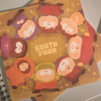 south park circle print