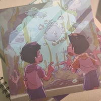 ichi and jyushi aquarium print