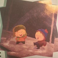 stan and kyle rain print