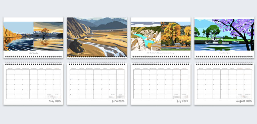 Image of Southern Aotearoa 2025 Calendar