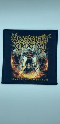 Official Malevolent Creation - Invidious Dominion Black Border Patch