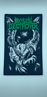 Official Oxygen Destroyer - Giant Claw Black Border Stripe Patch